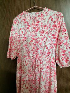 URBANIC Pink Floral Dress | 36 To 40