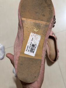 Pink Embellished Ballerinas