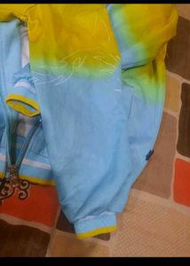 Stylish Tracksuit - Blue &amp; Yellow