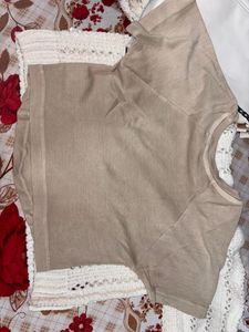 Graphic Cropped T-shirt