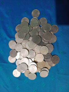 5 Rupees Stainless Steel Coins 100 Piece