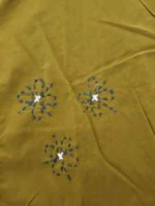 Olive Green Embroidered Kurta
