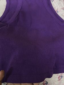 Sleeveless Ribbed Top