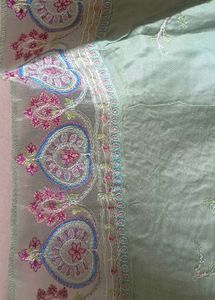 patchwork unstitched dress rayon material chiffon