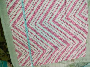 White Pink Cotton Kurti