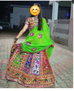 Navratri Multi Colour Chaniya Choli With Dupatta