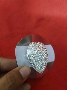 Silver Diamond Hair Pin &amp; Hai