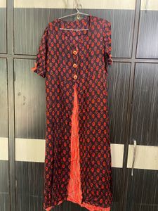Kurta Style Long Gown