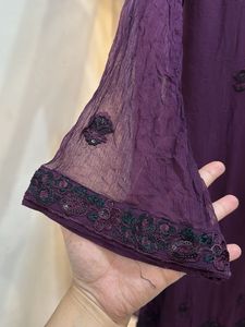 Pakistani Elegant Purple Kurta