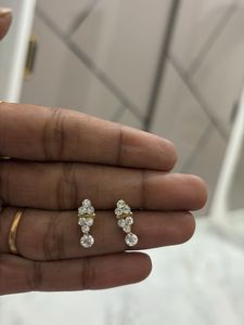 high Sparkling Crystal Drop Earrings