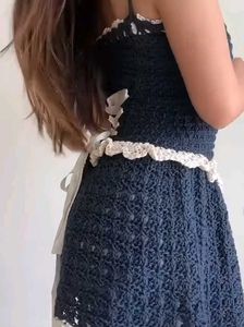 Crochet Mini Dress