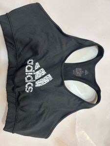 Adidas Black Sports Bra - Size XL