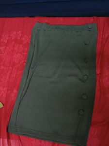 Green Romper with Belt