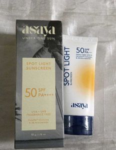 Asaya Spot Light Sunscreen SPF 50