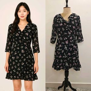 Floral Wrap Dress