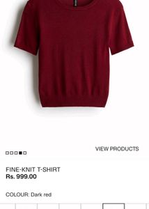 H&amp;M Knit Tshirt