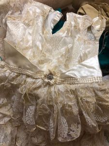 Netted Satin Frock