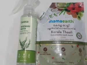 Duo: Mamaearth Hair Mask & Twasa Rosemary Spray