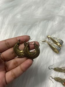 4 Earrings Combo For ₹500
