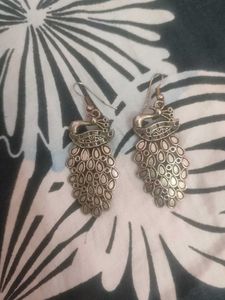 Peacock Drop Earrings
