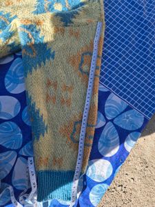 Vintage Patterned Knit Sweater