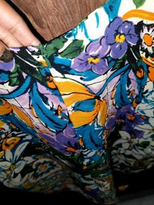 Floral Print Short Sleeve Top