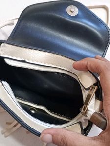 Cute Aesthetic Off White Sling Bags For Women