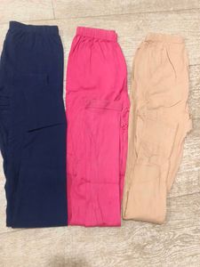 Colorful Women&#39;s Leggings - 3 Pack