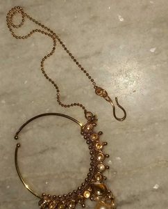 Gold-toned Nath