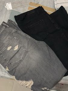 Distressed Denim Jeans