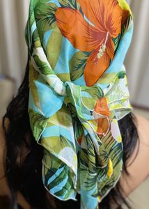 Hawain Print Scarf