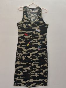 Cargo Print Bodycon Dress