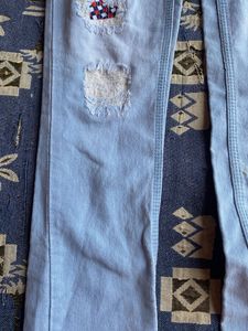 Distressed Denim Jeans