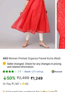 Red Organza Dress