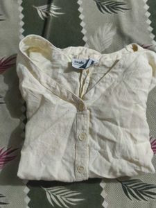 Vintage Style Button-Down Top