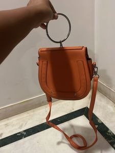 Tan sling Bag