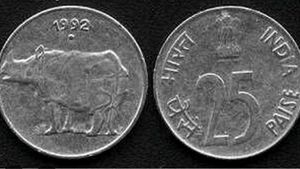 Rhino Indian Coin