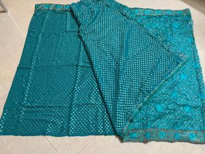 Embroidered saree