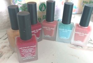Miss Glam Nailpolish Pack Of 6