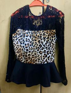 Stylish Animal Print Jacket