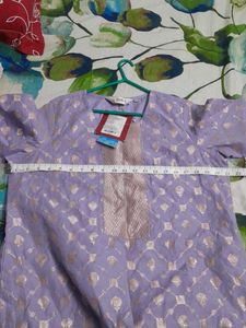 Lavender Kurta biba with price tag Length 47