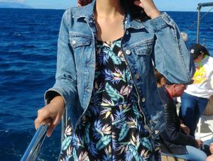 Floral Denim Dress