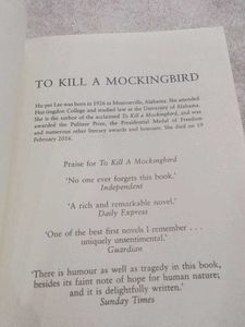 To Kill a Mockingbird - Harper Lee