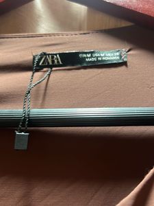 Zara Chic Brown Mini Dress