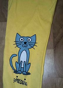Winter Wear - yellow Joggers for Girls (New)