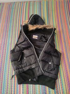 Vintage Women Black Trim Southpole Puffer Vest