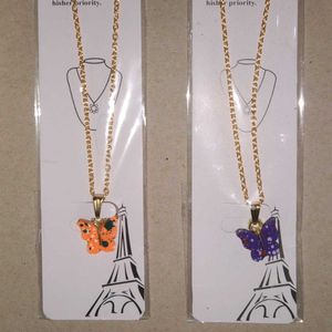 Butterfly Pendant Necklace