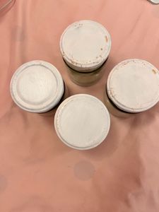 Set Of 4 Glass Mason Jar