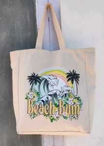 Beach summer Beige Travelling Bag