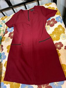 Beautiful Red/Rust Formal Or Casual Dress